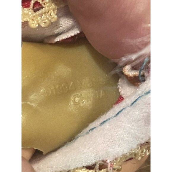 1994 Kelly Doll Barbies Little Sister Long Blonde Hair Dress Dress Floral - Picture 7 of 9